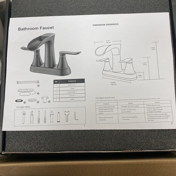 Yundoom Bathroom Faucets - Picture 2 of 4